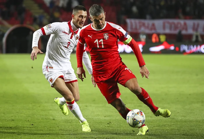 
    Serbia a dominat prima parte a meciului cu MuntenegruFoto: EPA  