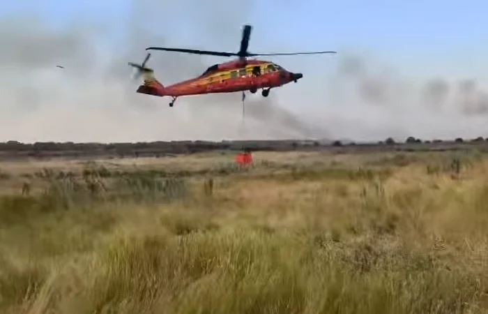 Intervenția autorităților continuă. FOTO: captură video Facebook ISU Tulcea 