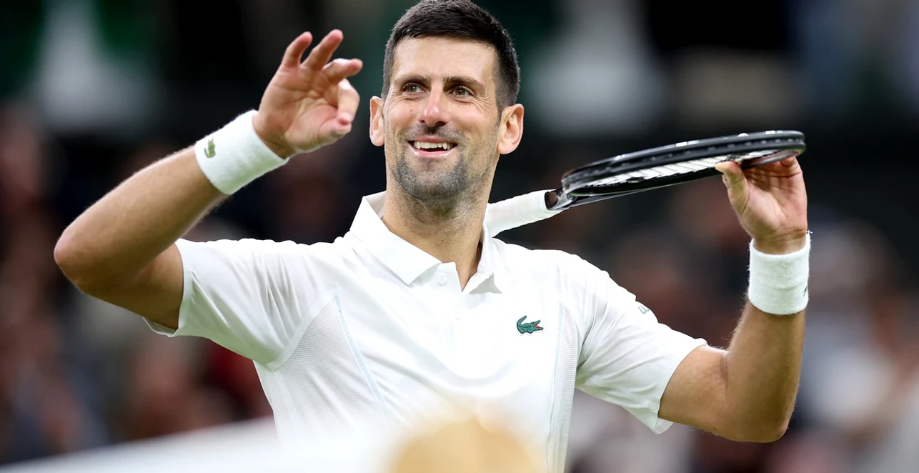 Novak Djokovici, fericit după ce s-a calificat în finală la Wimbledon 2024