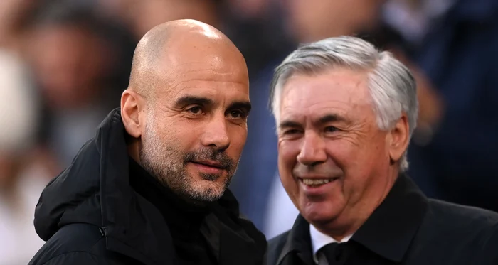 Pep Guardiola - Carlo Ancelotti, duel de zile mari în Liga Campionilor. Foto Getty images