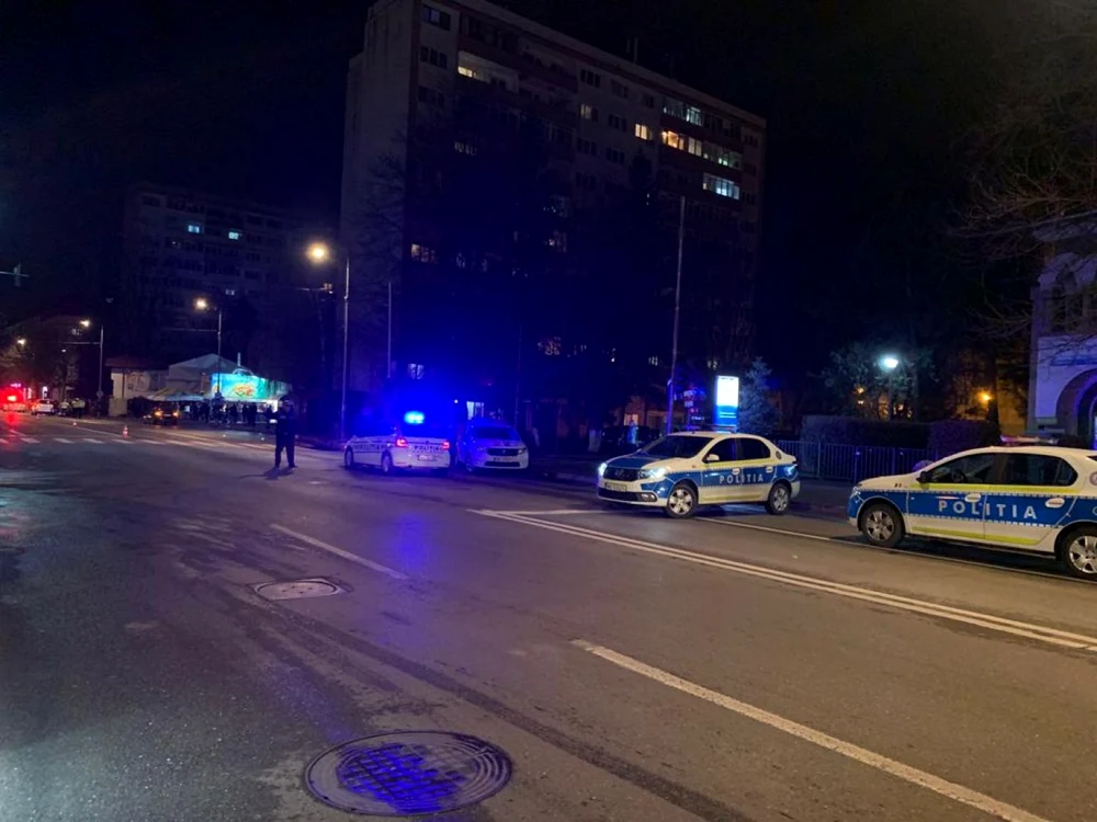 Maşina implicată în accident era condusă de o tânără de 22 de ani FOTO Horia Petrovanu
