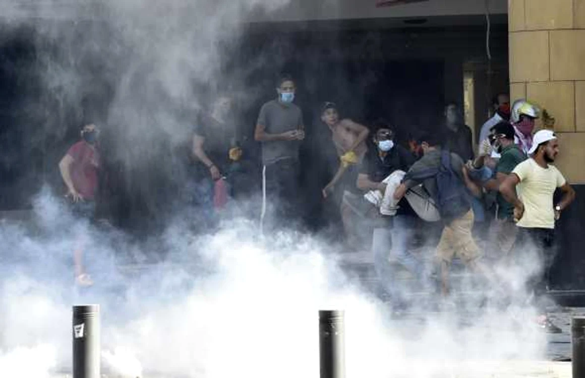 Protest la Beirut FOTO EPA-EFE