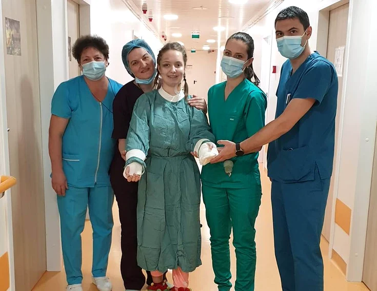 Alexia a fost externată după două săptămâni
