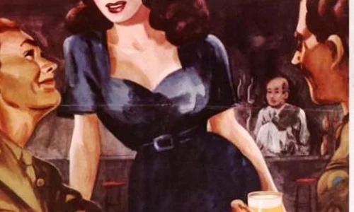 Soldaţii, sifilisul şi gonoreea  Pericolele celei mai vechi meserii din lume, combătute cu afişe pe front jpeg