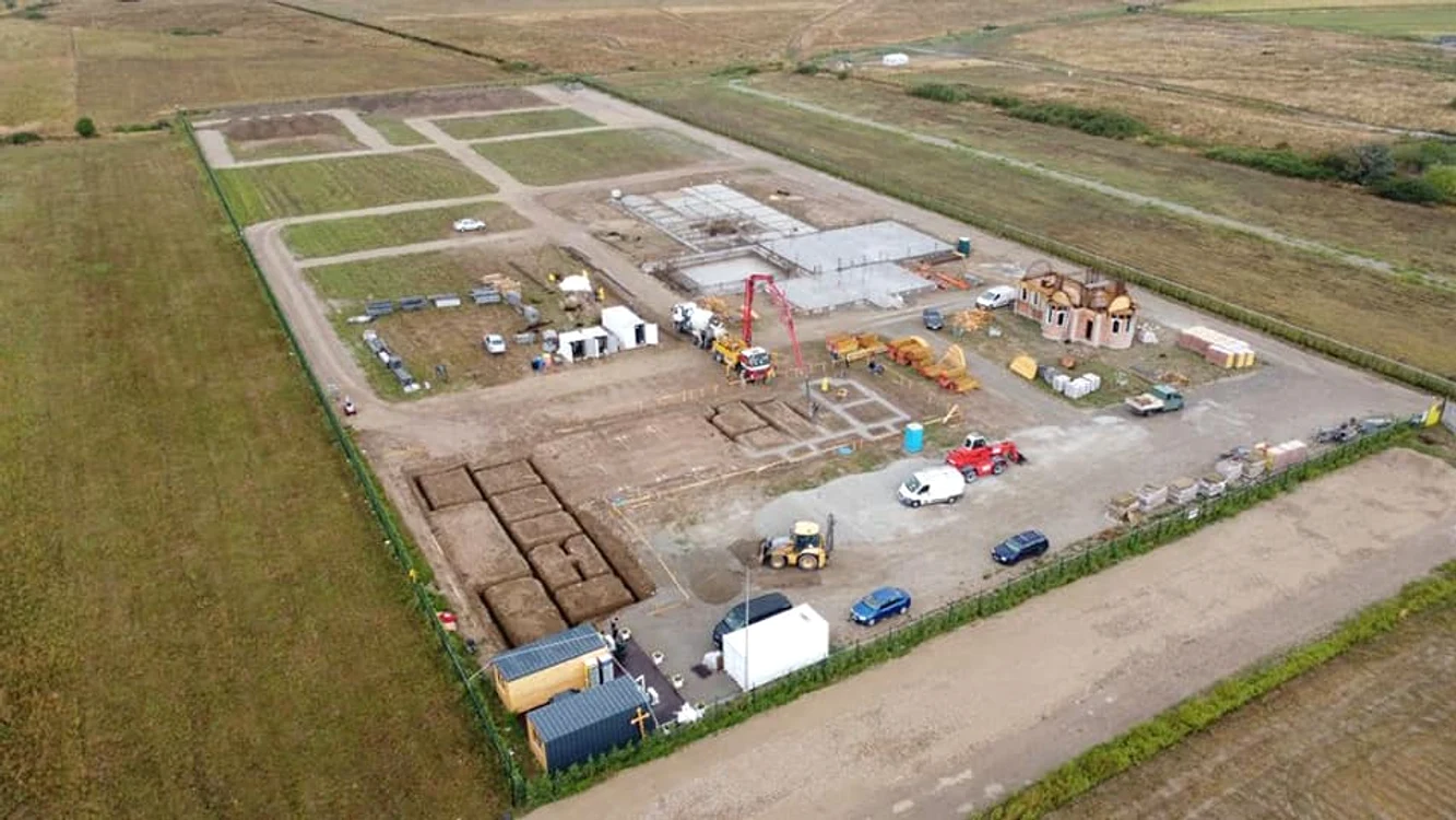 August 2021 - Au început lucrările  la Centrul Sf. Nectarie