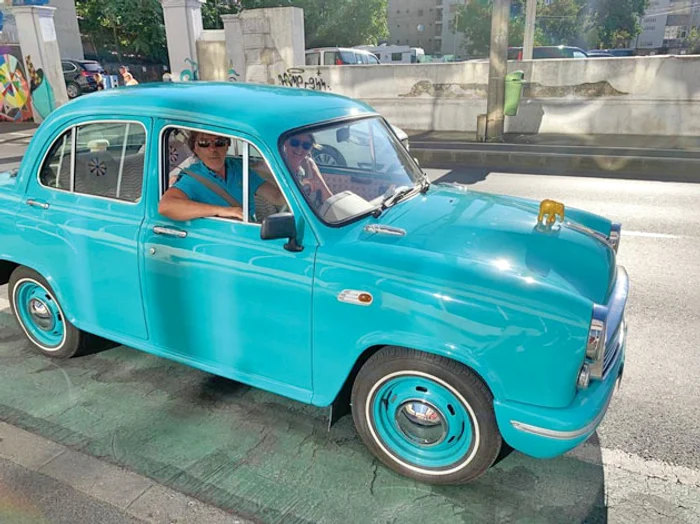 Este singura maşină  Hindustan Ambassador  din România