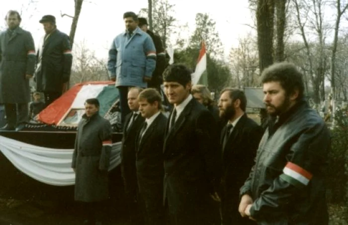 Înmormântarea lui Tóth Sándor FOTO Muzeul Móra Ferenc