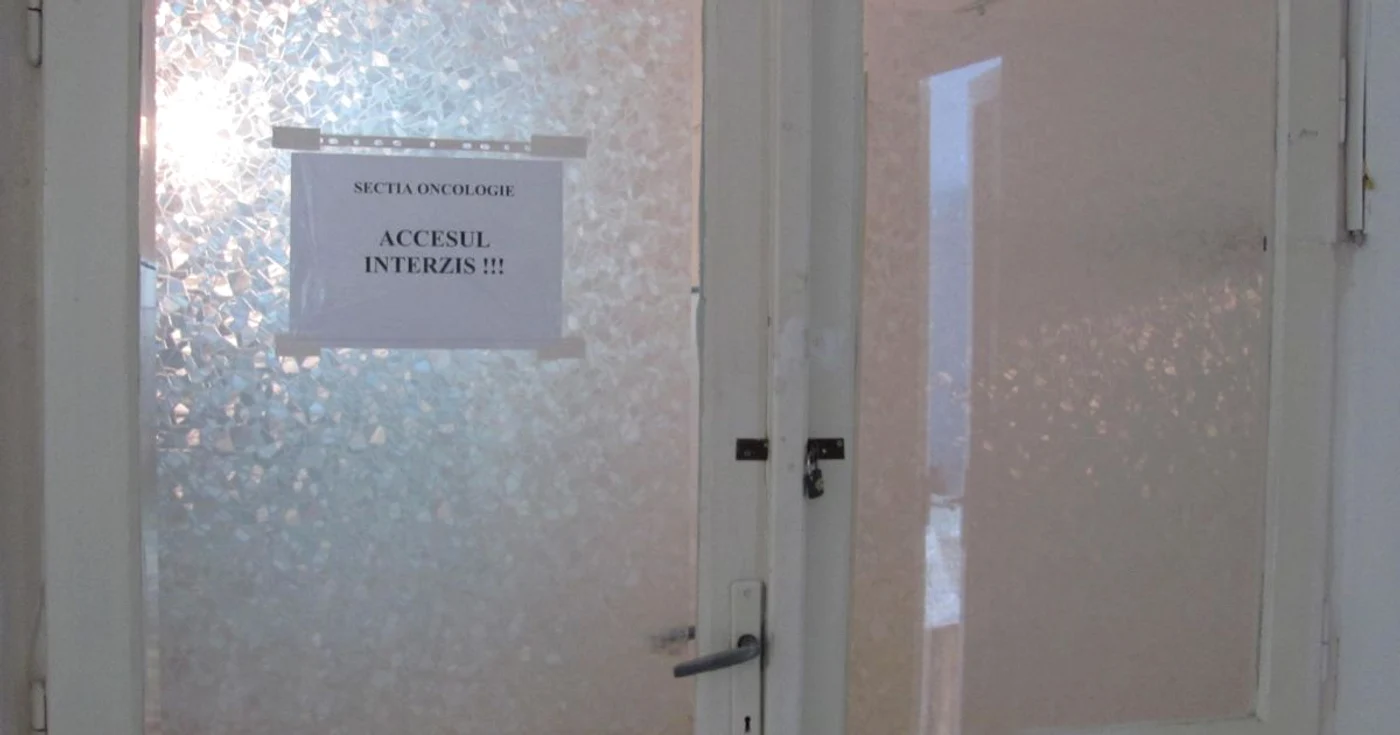 Medicii şi asistentele de la Secţia de Oncologie şi-au luat concediu săptămâna asta şi au pus lacăt pe secţie
