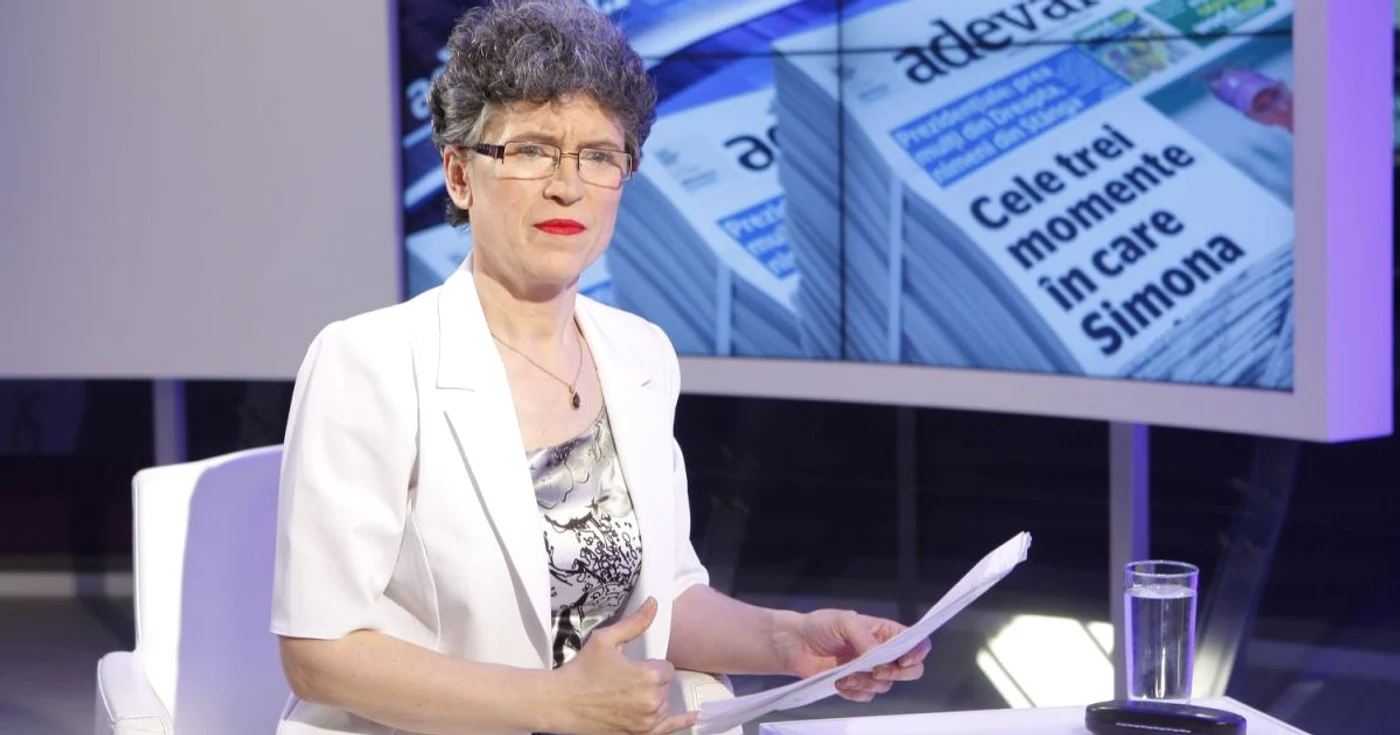 Profesoara Angelica Mihăilescu de la Colegiul Naţional Bilingv "George Coşbuc" FOTO: Adevărul