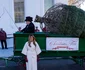 Melania Trump și bradul de Crăciun de la Casa Albă. FOTO: Profimedia