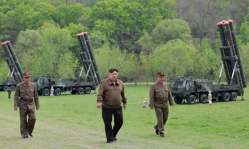 Coreea de Nord a făcut exerciții privind un contraatac nuclear FOTO EPA-EFE