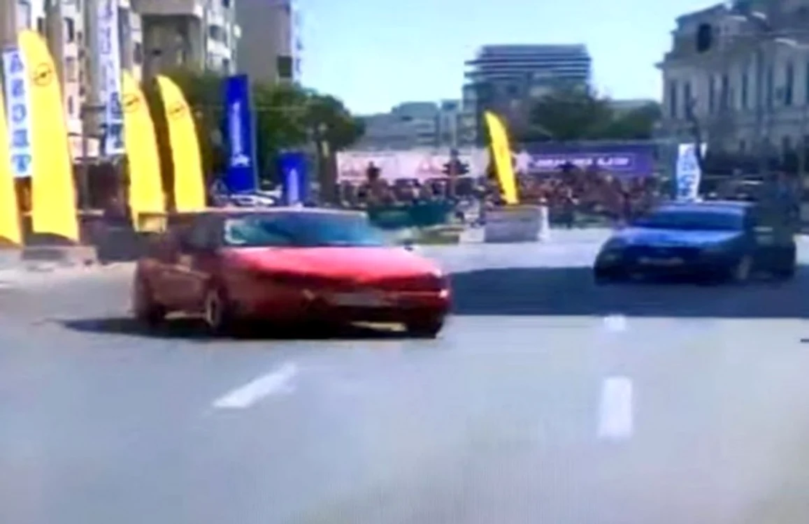 6 persoane au fost rănite la Raliul Craiovei foto: captură video