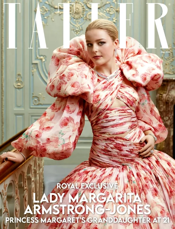 Lady Margarita pe coperta revistei Tatler