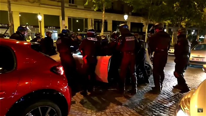 Revoltele stradale din Marsilia FOTO Captură Youtube