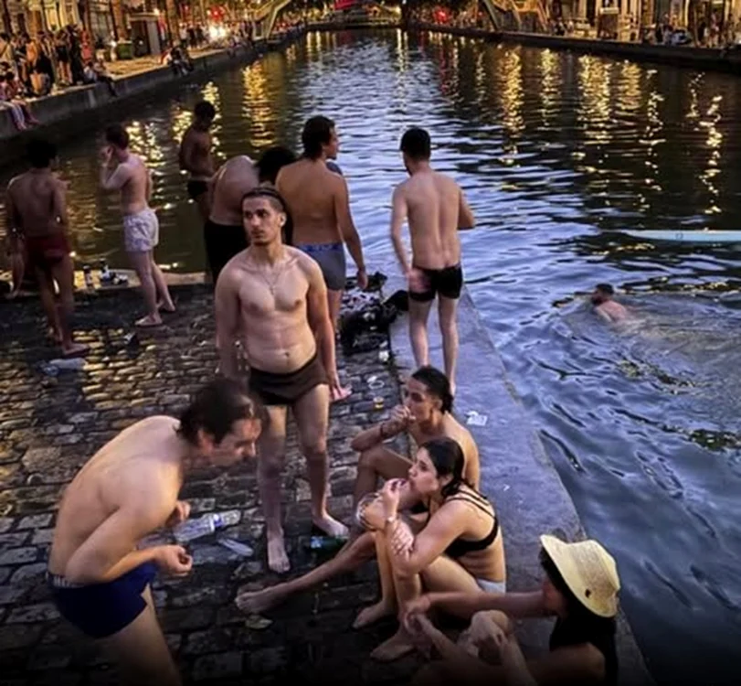 Canicula a făcut 40 de victime în Franța. Foto: Facebook/Forever Paris