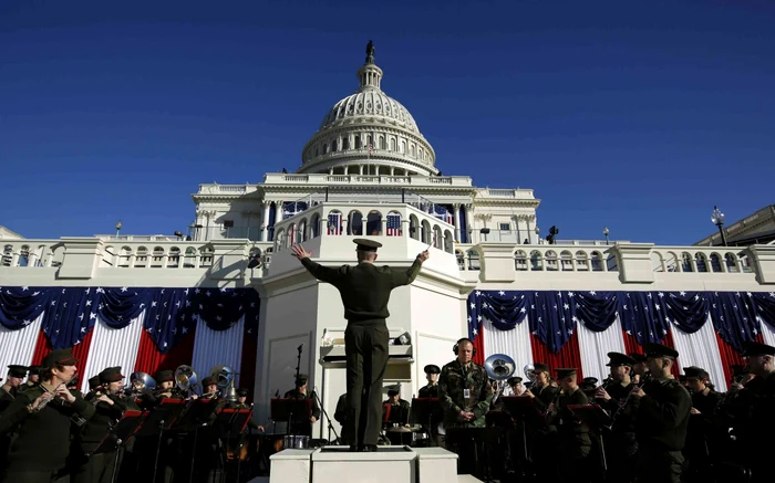 Pregătiri sunt în toi la Washington pentru ceremonia de inaugurare a preşedintelui. FOTO: Reuters