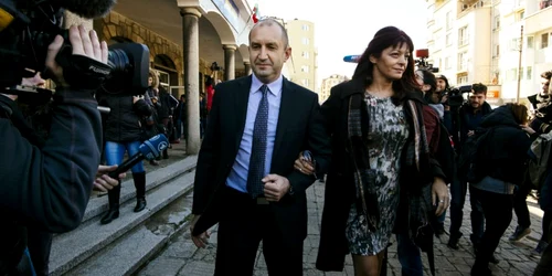 Presedintele bulgar Rumen Radev alaturi de sotia sa Desislava Radeva FOTO AFP