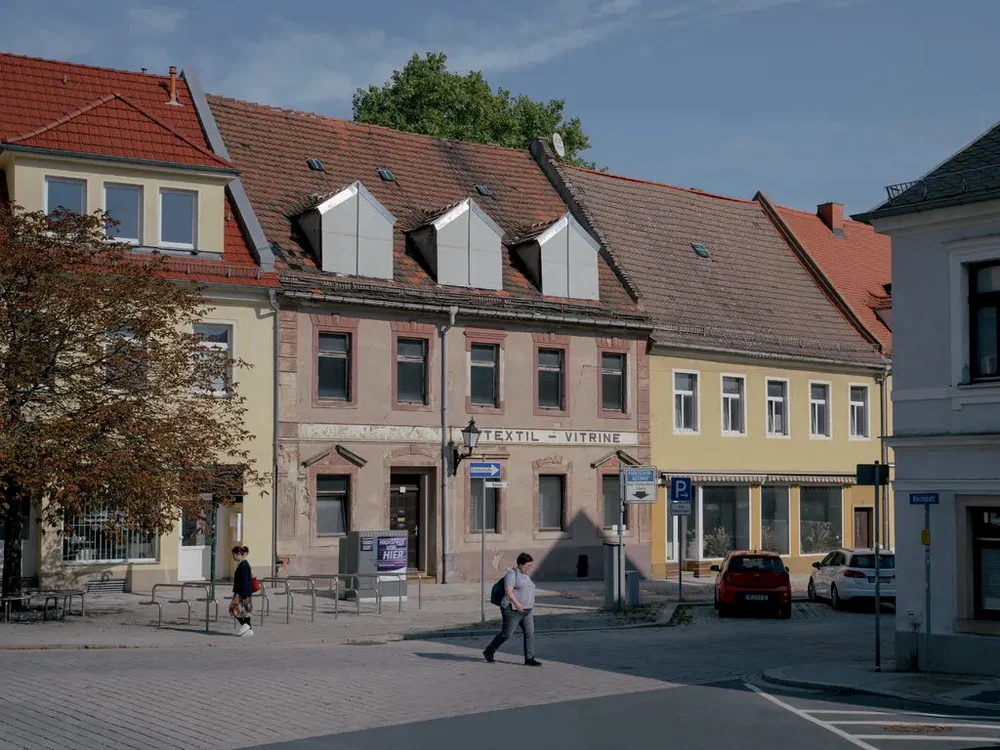 O stradă din Grossenhain FOTO: New York Times