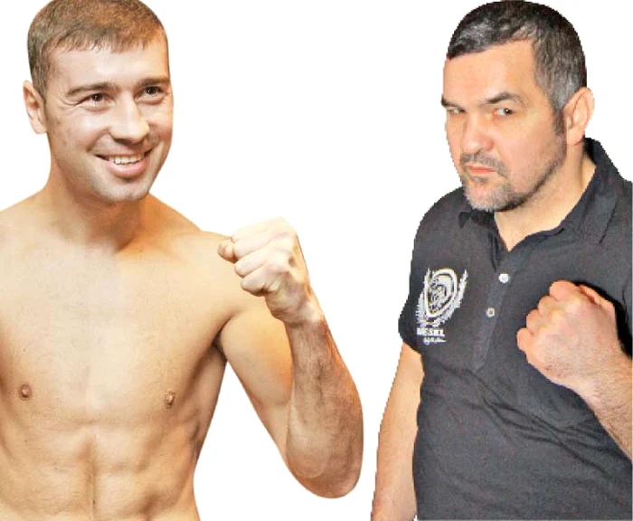 Lucian Bute si Leonard Doroftei