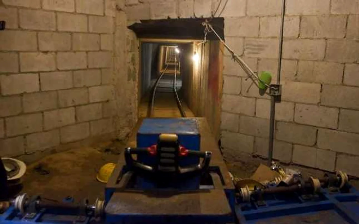 Tunel al traficanților de droguri la granița dintre SUA și Mexic/FOTO:Arhiva
