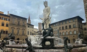 Fântâna lui Neptun, situată în Piazza della Signoria din Florența FOTO Google Maps