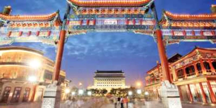 Piaţa Tiananmen, intrarea Zhengyanmen, o imagine de vis