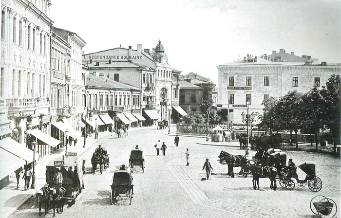 Piaţa Teatrului Naţional din Bucureşti,  în 1891