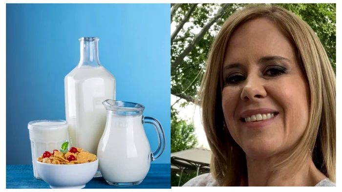 Mihaela Bilic, despre consumul de lapte - Foto: colaj Click!