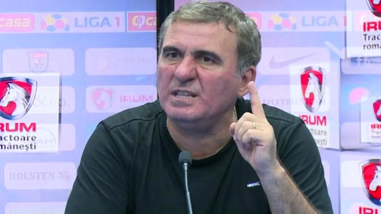 Gheorghe Hagi, mereu sub impresia că Ianis e nedreptățit, cum fiul său dă de greu. FOTO: Arhiva