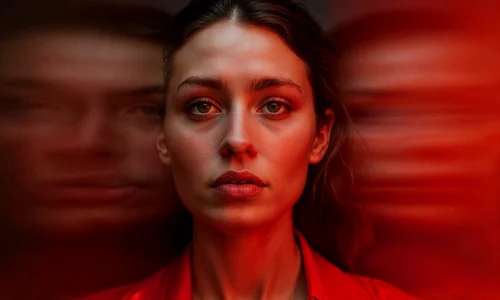 portrait woman with mental disorder jpg