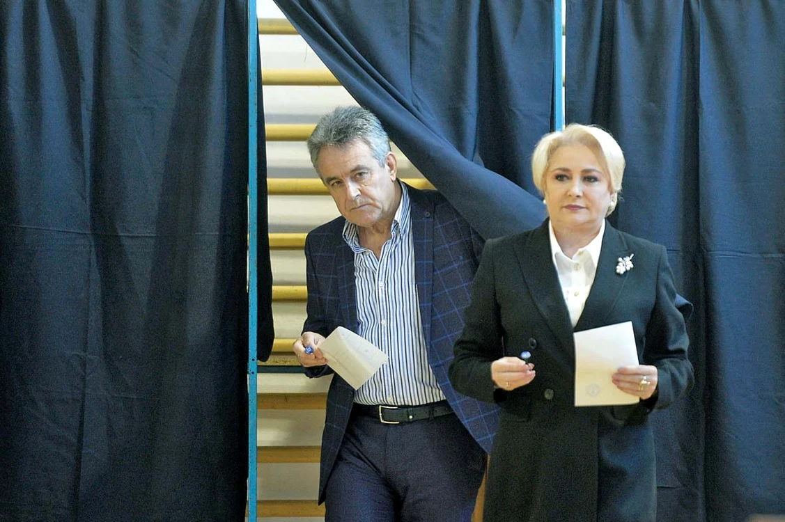 Viorica Dăncilă şi soţul