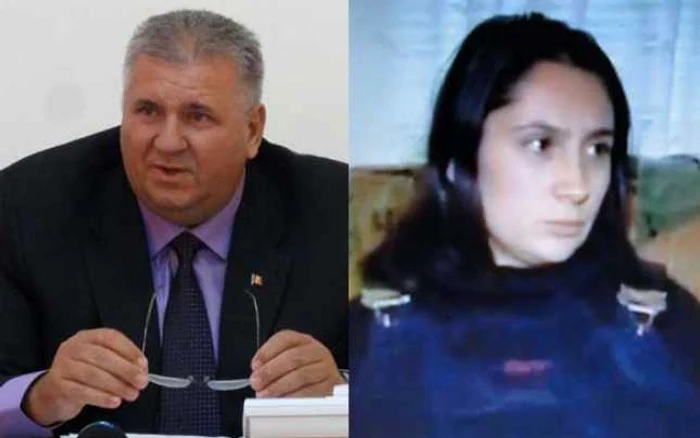 Ion Voicu (stg.) şi Melania Renghea (dr.)...