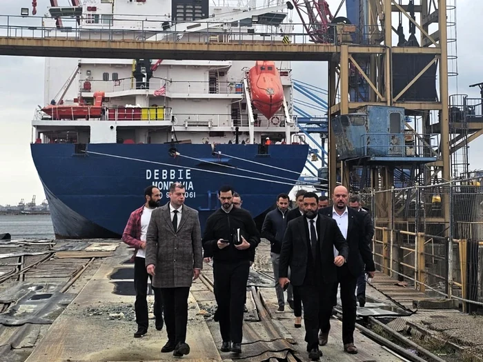 Reprezentanții Abu Dhabi Ports Group, veninți în vizită în port/FOTO: Portul Constanța
