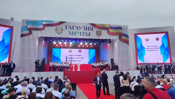 Evghenia Guțul a fost învestită în funcția de bașcan al Găgăuziei. FOTO: Nokta.md