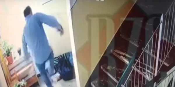 cluj bataie pensionar manastur. foto captura video