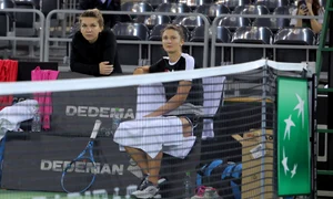 halep begu romania fed cup training 60 jpeg