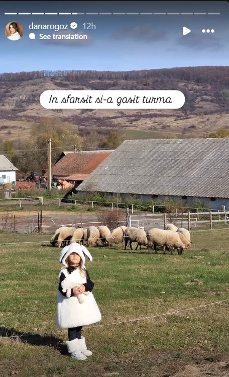 Lia, fetița Danei Rogoz - Foto: Instagram 