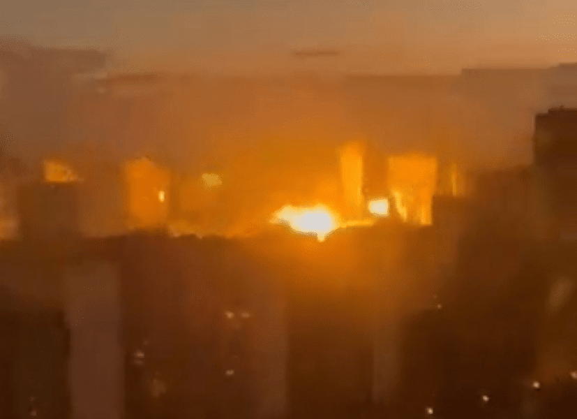 Explozii multiple la Kiev.  Ucraina raportează lovituri cu drone kamikaze VIDEO