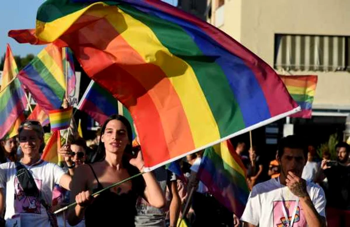 Paradă gay la Podgorica, capitala Muntenegrului FOTO EPA-EFE