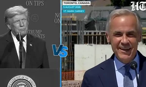 Trump si Carney captura Youtube Hindusian Times png