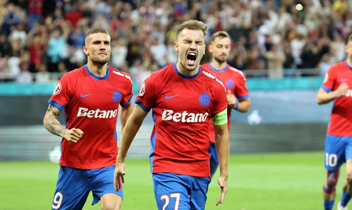 Olaru a deschis drumul către Liga Europa pentru FCSB (FOTO: Sportpictures)