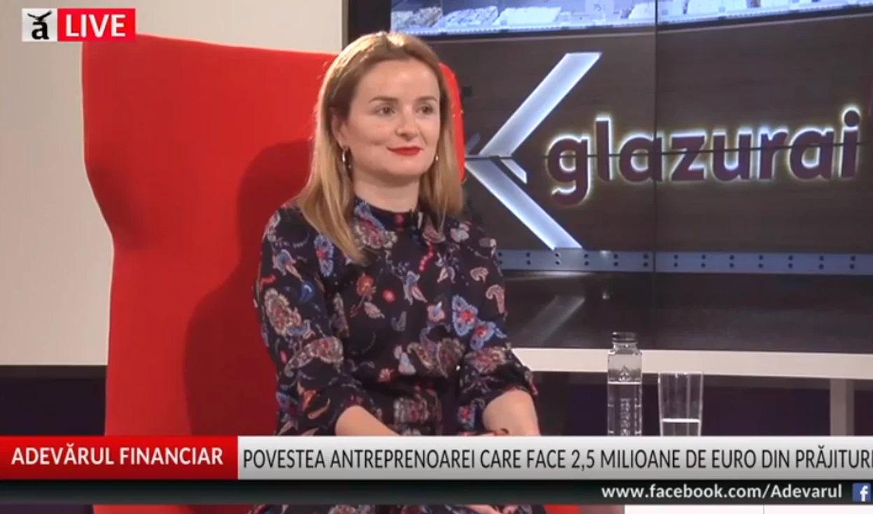 Povestea antreprenoarei care face 2,5 milioane de euro din prăjituri