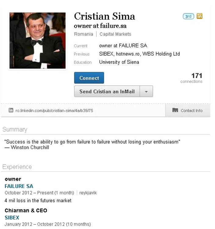 CV cristian sima