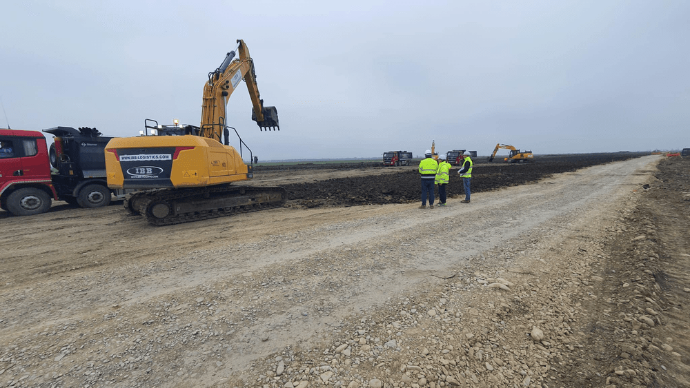 Autostrada Ploiești-Buzău: stadiul lucrărilor pe șantierul primului lot după descoperirile arheologice
