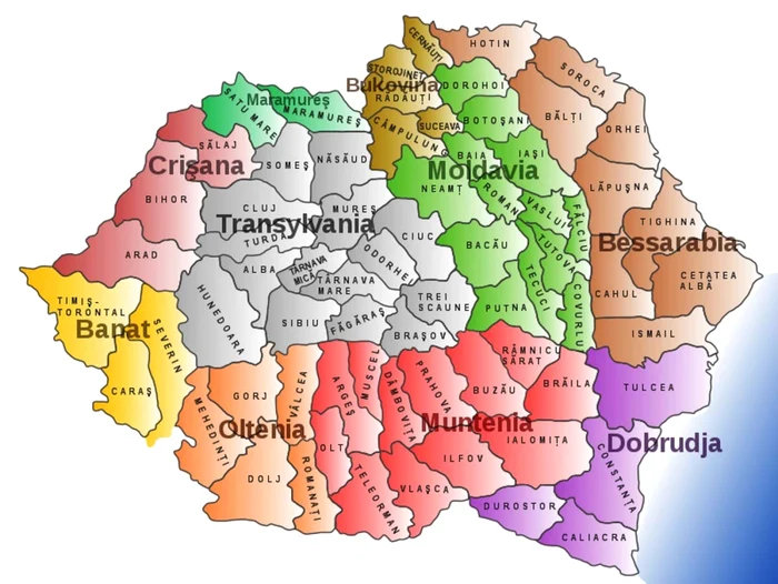 Regiunea Olteniei şi-a modificat structura de-a lungul istoriei...