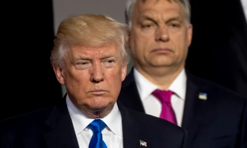 Donald Trump si Viktor Orban FOTO AFP