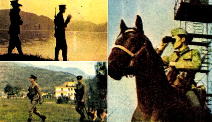 Grăniceri. Foto: Almanahul Oștirii, 1989.