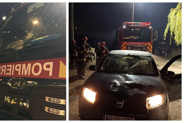 Pompier lovit de localnici cu o cărămidă, la o intervenție în Ștefănești. Reacția lui Raed Arafat 