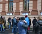 Micii comercianţi au protestat la Prefectură