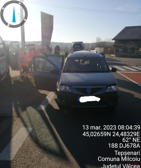Carambol pe Dealul Negru DN7 între Vâlcea și Argeș soldat cu patru victime Foto ISU Vâlcea